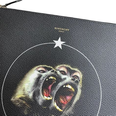 givenchy monkey brothers clutch|Givenchy Monkey Brothers Clutch .